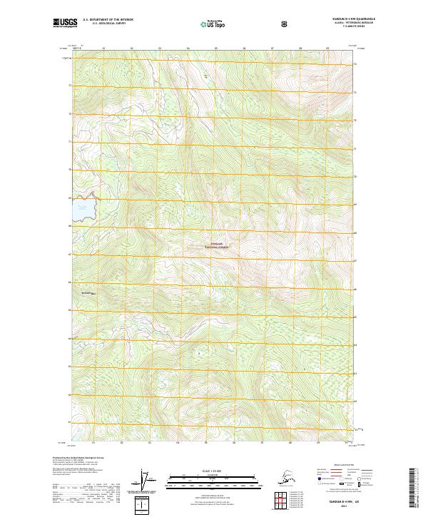 Sumdum B-4 NW, AK — USGS 7.5-minute topo (2021)