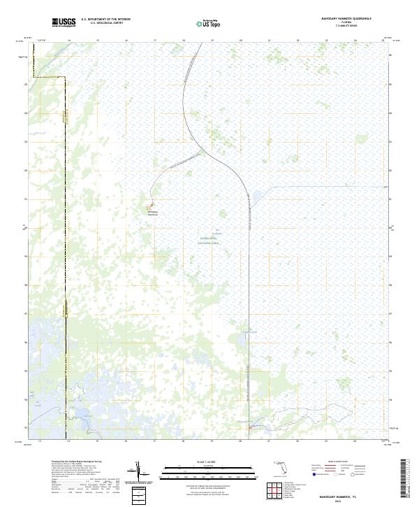 Mahogany Hammock, FL — USGS 7.5-minute topo (2024)
