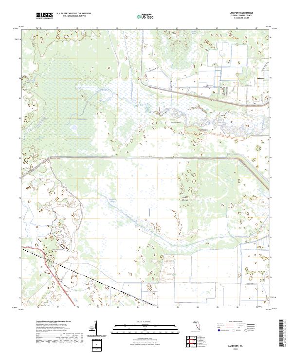 Lakeport, FL — USGS 7.5-minute topo (2024)