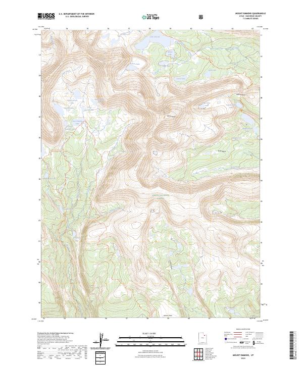 Mount Emmons, UT — USGS 7.5-minute topo (2023)