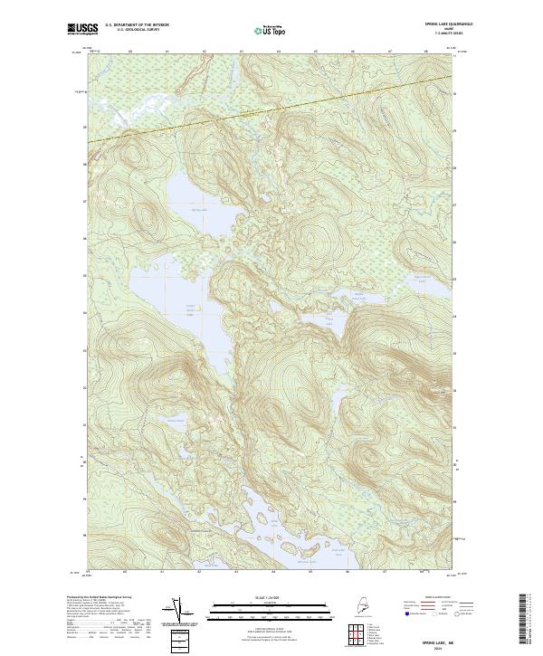 Spring Lake, ME — USGS 7.5-minute topo (2024)