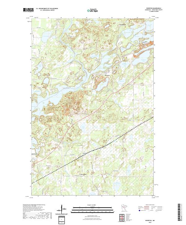 Riverton, MN — USGS 7.5-minute topo (2022)