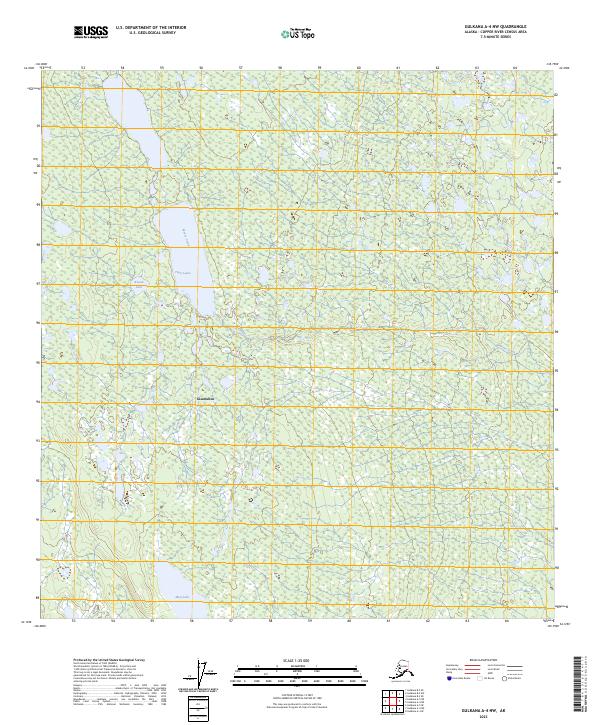 Gulkana A-4 NW, AK — USGS 7.5-minute topo (2023)