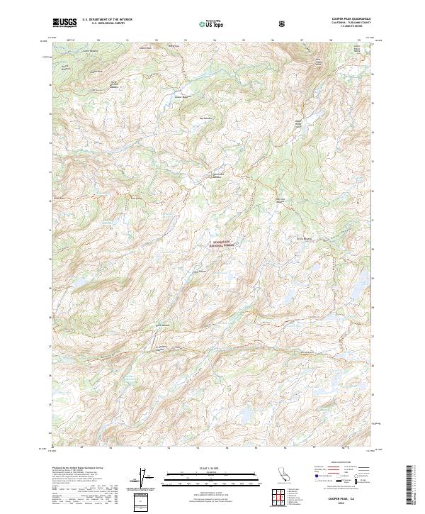 Cooper Peak, CA — USGS 7.5-minute topo (2022)