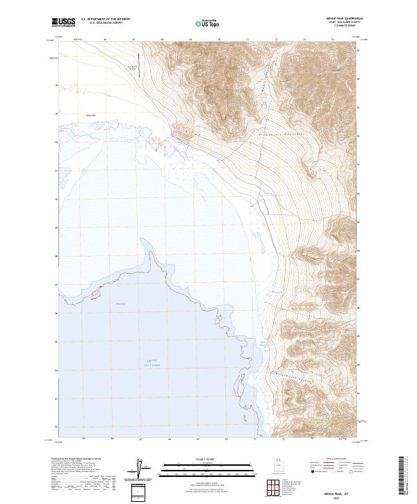 Messix Peak, UT — USGS 7.5-minute topo (2023)
