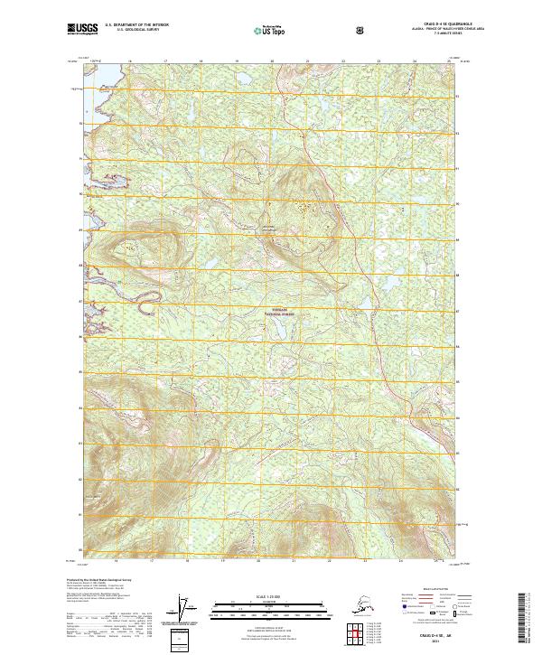 Craig D-4 SE, AK — USGS 7.5-minute topo (2021)