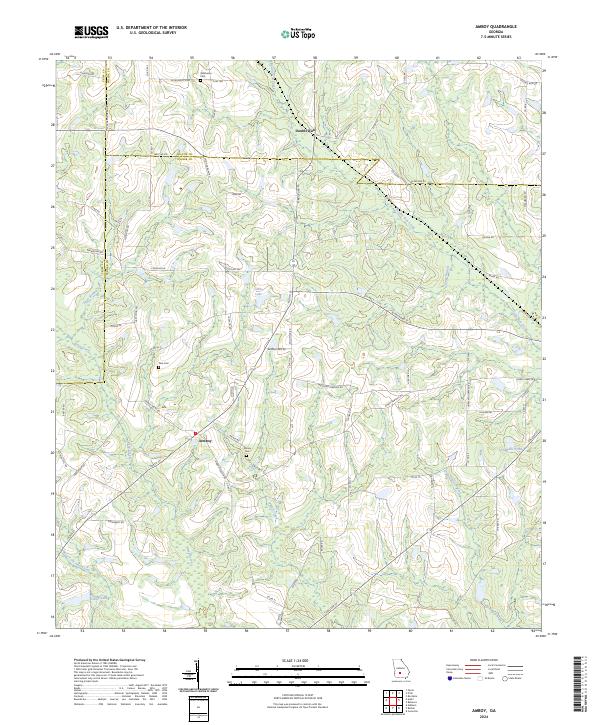 Amboy, GA — USGS 7.5-minute topo (2024)