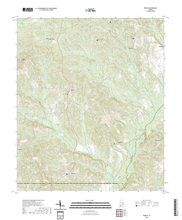 Perote, AL — USGS 7.5-minute topo (2024)