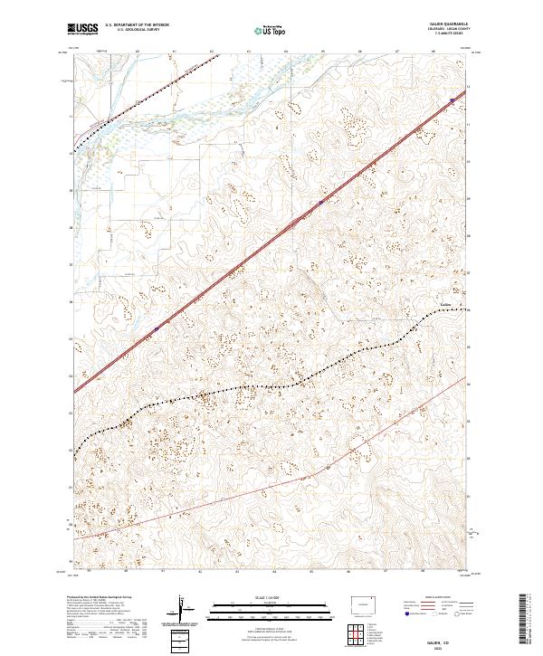 Galien, CO — USGS 7.5-minute topo (2022)