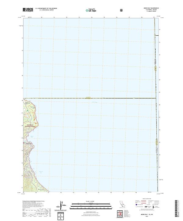 Meeks Bay, CA-NV — USGS 7.5-minute topo (2021)