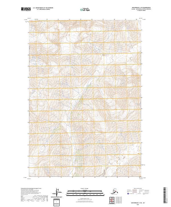 Anchorage C-4 SE, AK — USGS 7.5-minute topo (2023)
