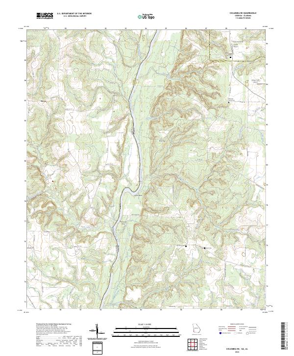 Columbia NE, GA-AL — USGS 7.5-minute topo (2024)