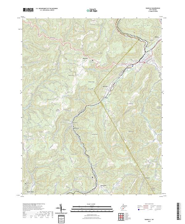 Rainelle, WV — USGS 7.5-minute topo (2023)