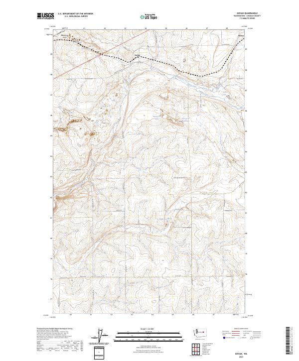 Govan, WA — USGS 7.5-minute topo (2023)