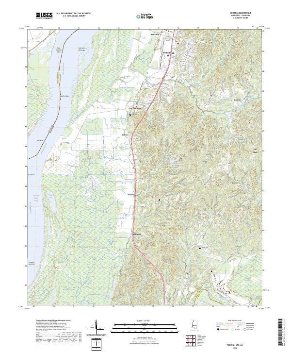 Yokena, MS-LA — USGS 7.5-minute topo (2024)