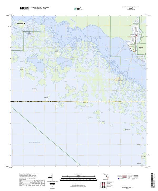 Everglades City, FL — USGS 7.5-minute topo (2025)