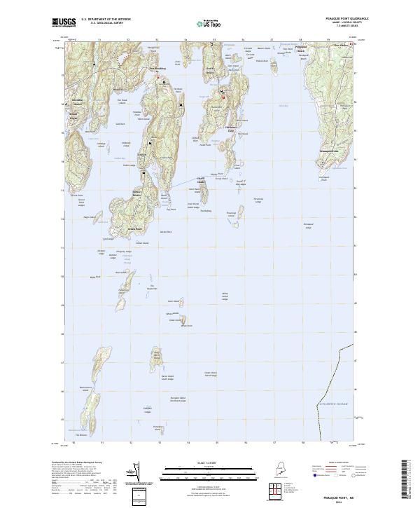Pemaquid Point, ME — USGS 7.5-minute topo (2024)