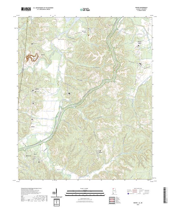Bishop, AL-MS — USGS 7.5-minute topo (2024)