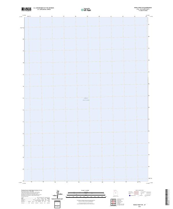 Rozel Point SW, UT — USGS 7.5-minute topo (2023)