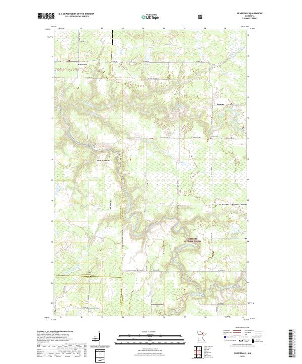 Silverdale, MN — USGS 7.5-minute topo (2022)