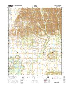 Hughes D-1 SW, AK — USGS 7.5-minute topo (2016)