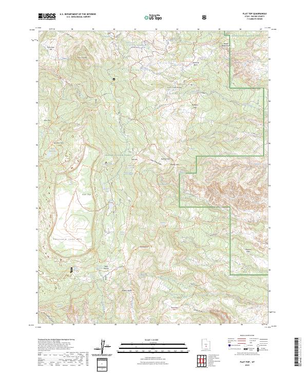 Flat Top, UT — USGS 7.5-minute topo (2023)