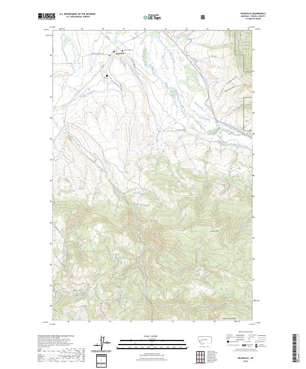 Helmville, MT — USGS 7.5-minute topo (2024)