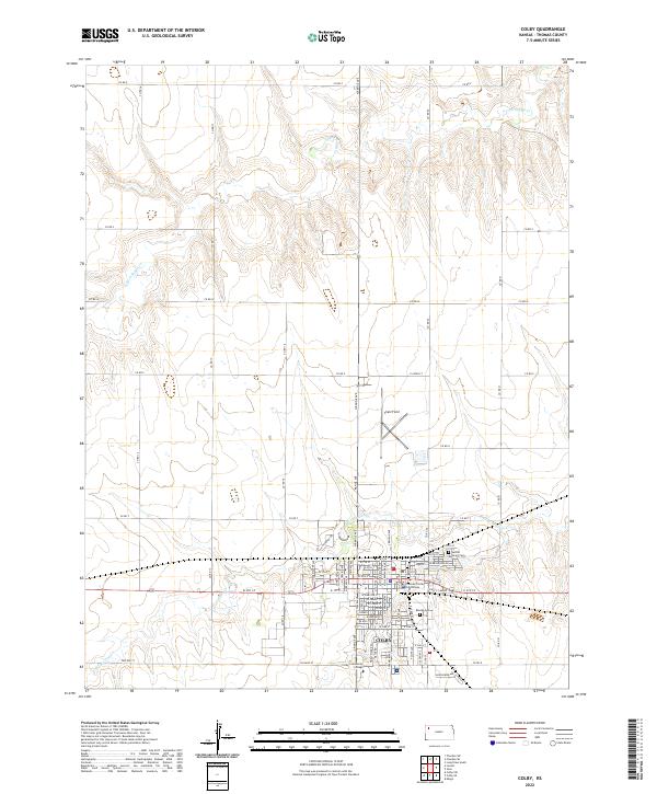 Colby, KS — USGS 7.5-minute topo (2022)