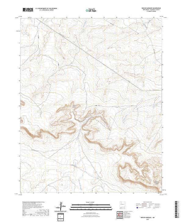 Rincon Marquez, NM — USGS 7.5-minute topo (2023)