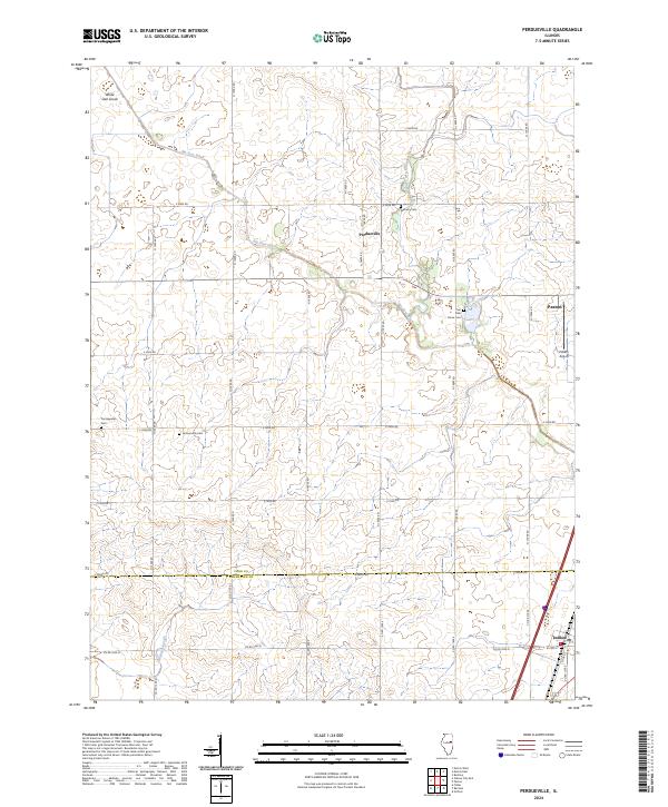 Perdueville, IL — USGS 7.5-minute topo (2024)