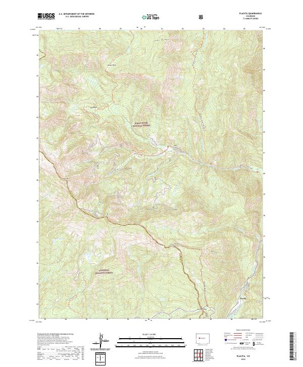 Placita, CO — USGS 7.5-minute topo (2022)