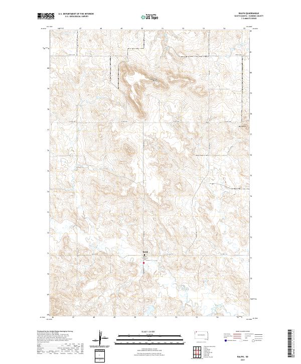 Ralph, SD — USGS 7.5-minute topo (2021)