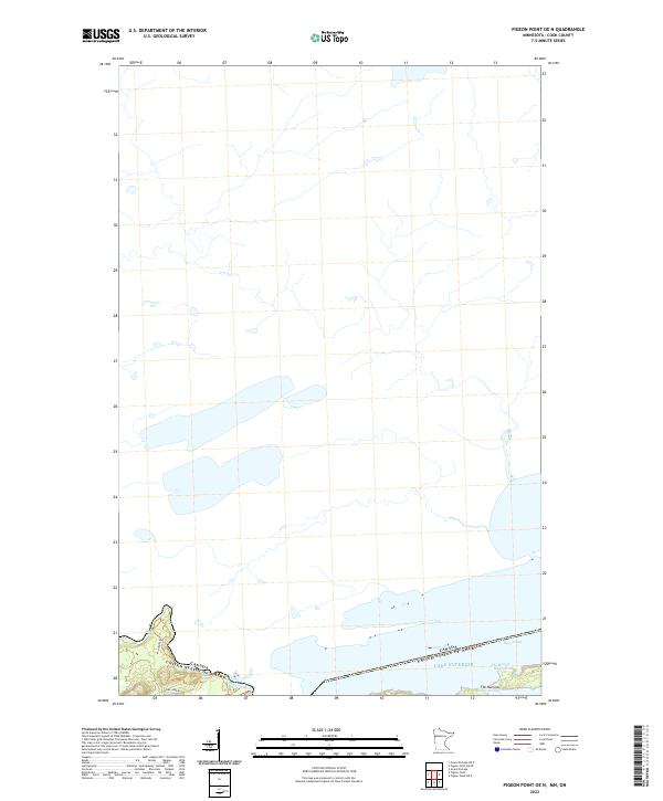 Pigeon Point OE N, MN-ON — USGS 7.5-minute topo (2022)