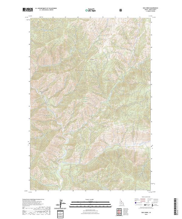Dog Creek, ID — USGS 7.5-minute topo (2024)