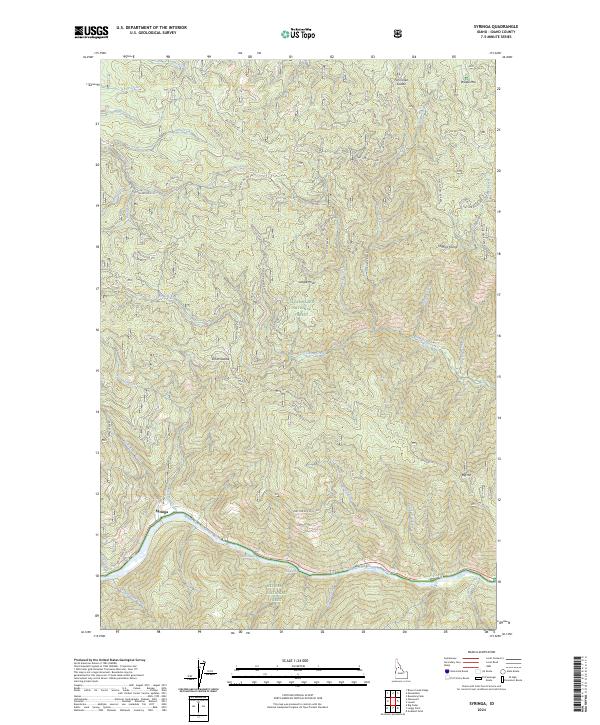 Syringa, ID — USGS 7.5-minute topo (2024)