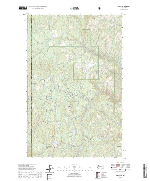 Swan Lake, WA — USGS 7.5-minute topo (2023)
