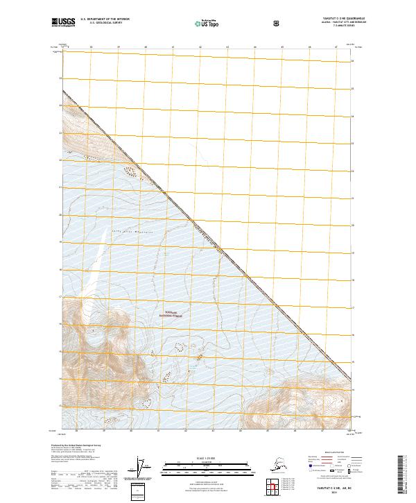 Yakutat C-2 NE, AK-BC — USGS 7.5-minute topo (2021)