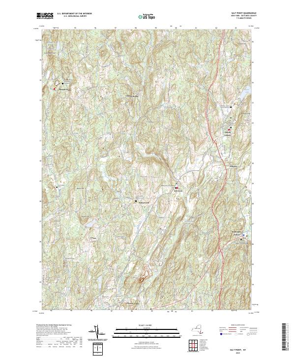 Salt Point, NY — USGS 7.5-minute topo (2023)