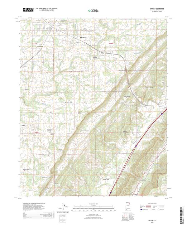 Chavies, AL — USGS 7.5-minute topo (2026)