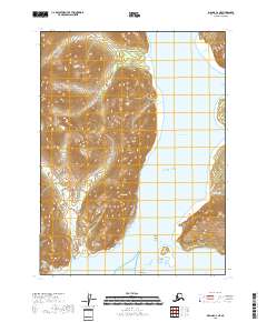 Iliamna C-2 NE, AK — USGS 7.5-minute topo (2018)