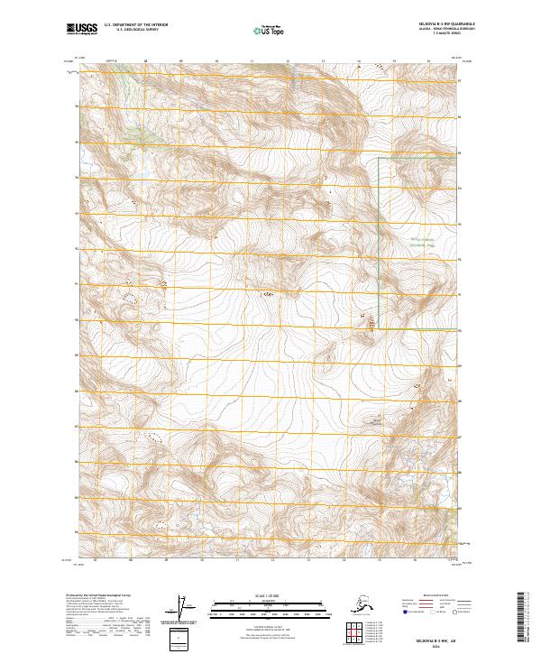 Seldovia B-3 NW, AK — USGS 7.5-minute topo (2024)