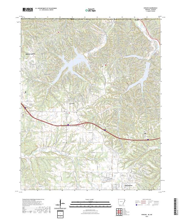 Hiwasse, AR-MO — USGS 7.5-minute topo (2024)