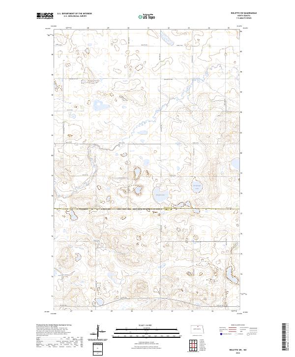 Rolette SW, ND — USGS 7.5-minute topo (2024)