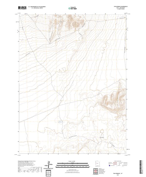 The Hogback, UT — USGS 7.5-minute topo (2023)