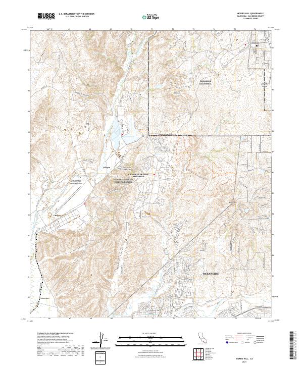 Morro Hill, CA — USGS 7.5-minute topo (2021)