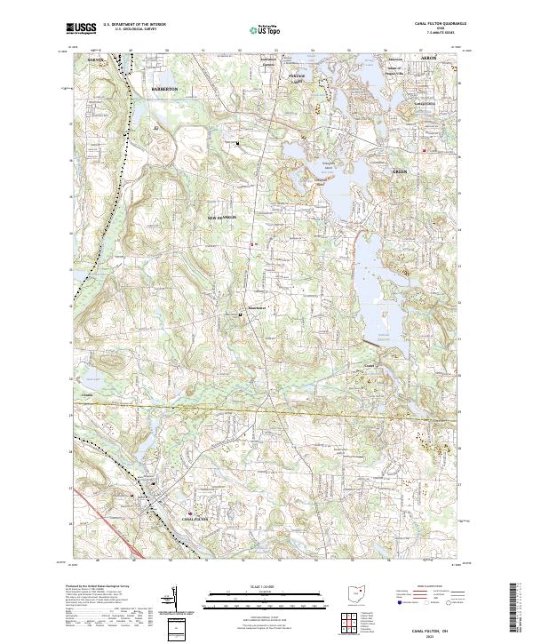 Canal Fulton, OH — USGS 7.5-minute topo (2023)