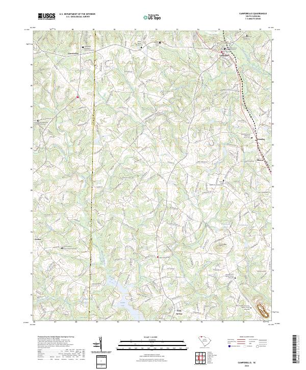 Campobello, SC — USGS 7.5-minute topo (2024)