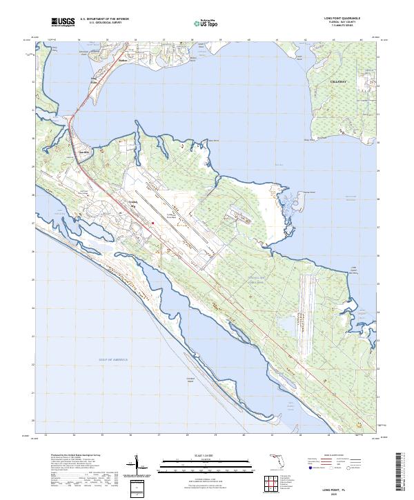 Long Point, FL — USGS 7.5-minute topo (2025)