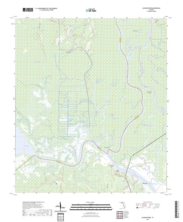 Jackson River, FL — USGS 7.5-minute topo (2024)