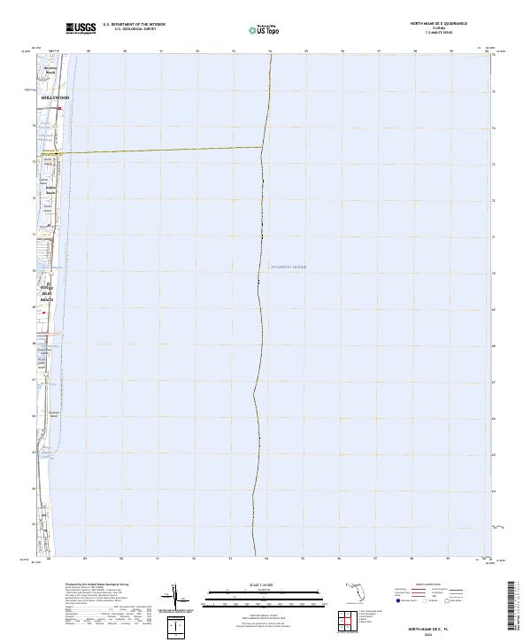North Miami OE E, FL — USGS 7.5-minute topo (2024)